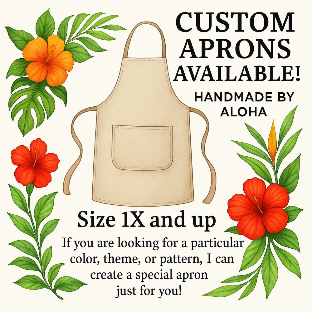 Custom Handmade Aprons by Aloha